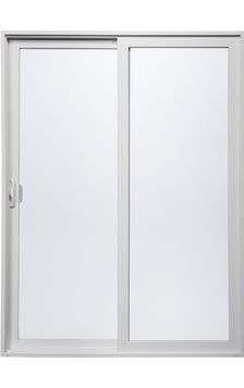 Milgard Tuscany V400 vinyl sliding patio door exterior